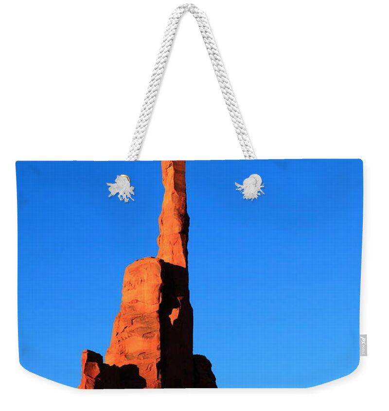 Totem Pole Weekender Tote Bag featuring the photograph The Totem Pole by Roupen Baker