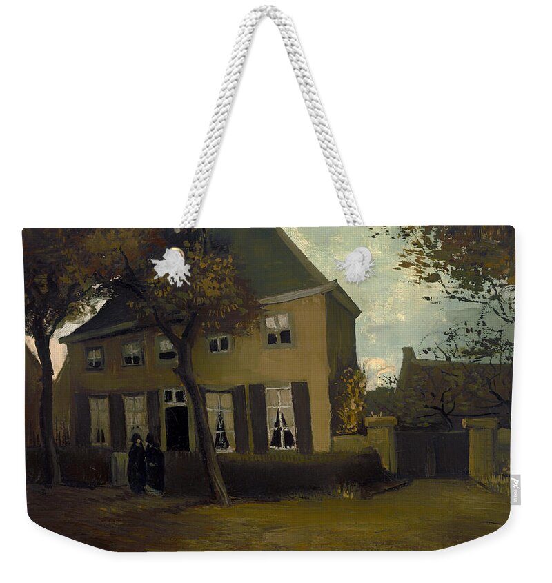 Painting Weekender Tote Bag featuring the painting The Vicarage at Neunen by Mountain Dreams