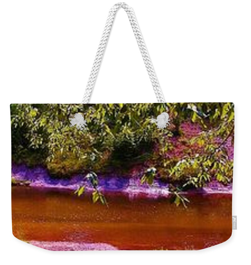 Rifle River Weekender Tote Bag featuring the photograph The view from Heaven On Earth by Daniel Thompson