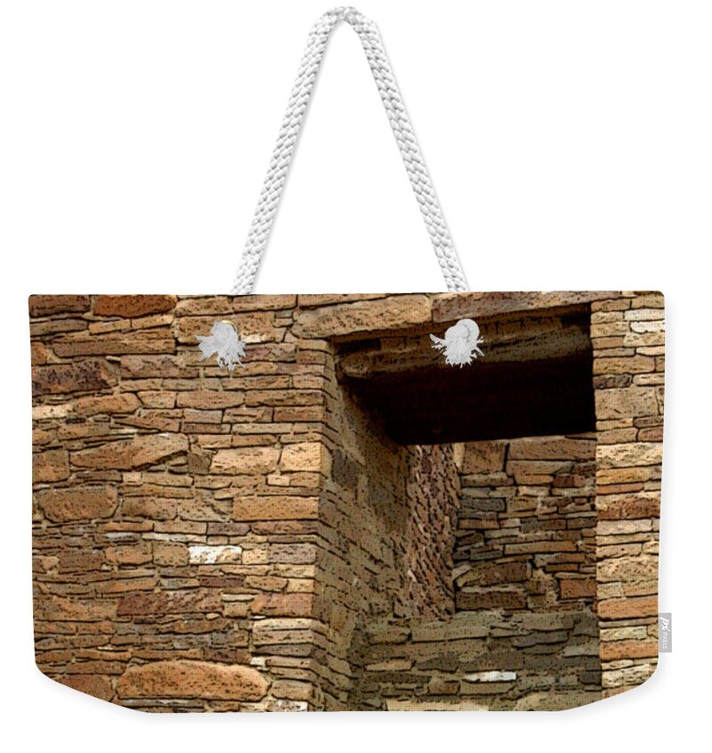 Wall Weekender Tote Bag featuring the photograph The View by Joe Kozlowski