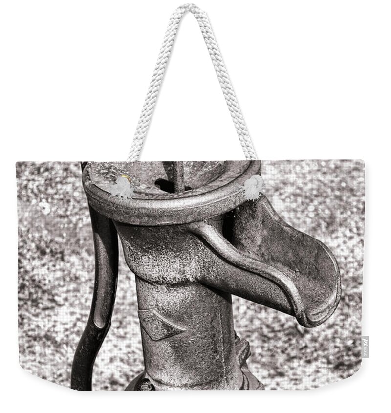 Water Weekender Tote Bag featuring the photograph The Village Pump by Olivier Le Queinec