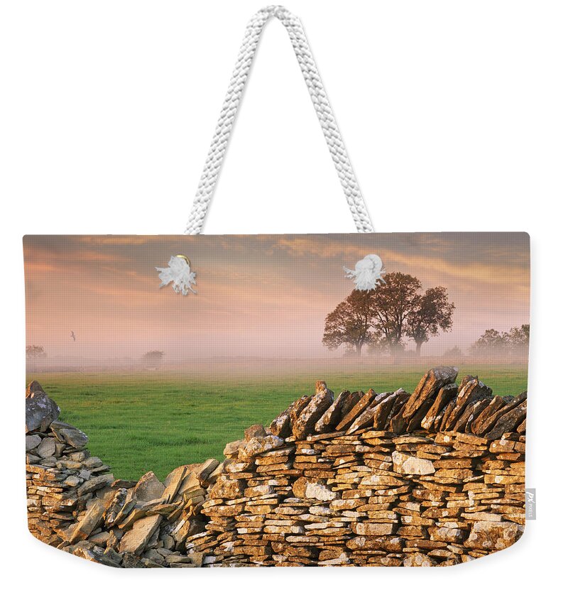 England Weekender Tote Bag featuring the photograph The Wall by Edmund Nagele FRPS