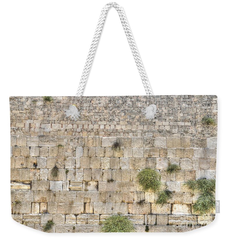 Western Wall Weekender Tote Bag featuring the photograph The Western Wall Jerusalem Israel by Amir Paz