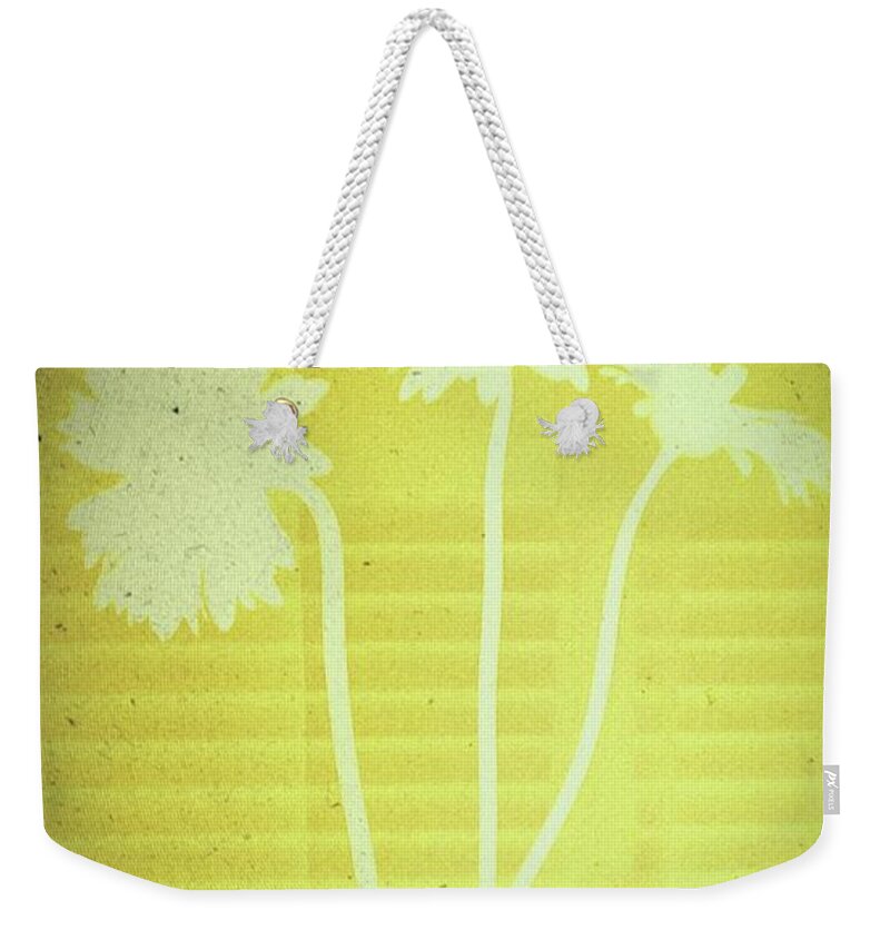 Flowers Weekender Tote Bag featuring the photograph There Were Flowers by Jacqueline McReynolds