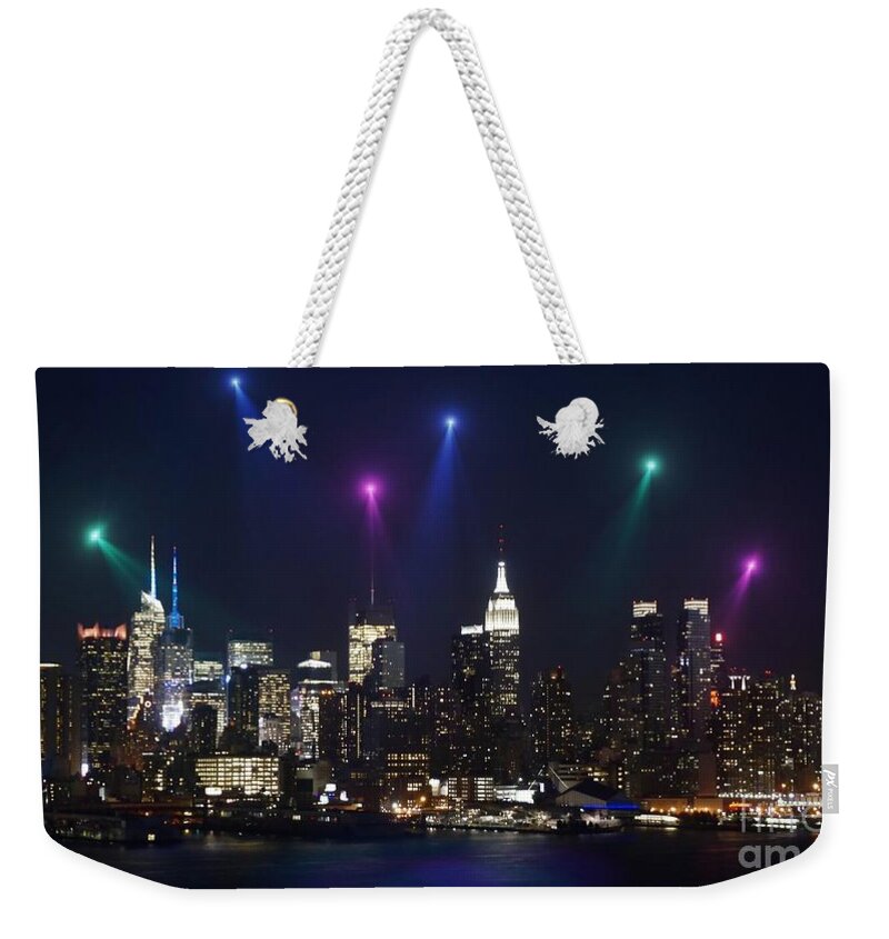 Fantasy Weekender Tote Bag featuring the photograph They're Here by Lilliana Mendez