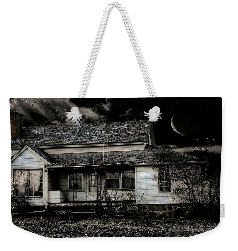 Halloween Weekender Tote Bag featuring the photograph Things that go bump in the night by Pat Cook