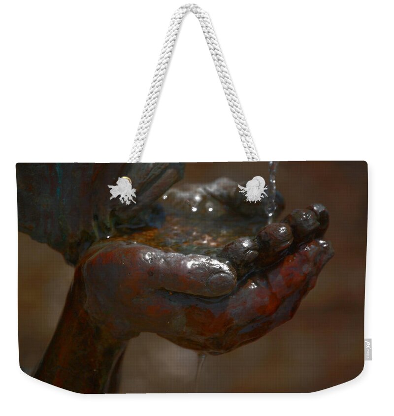 Rust Weekender Tote Bag featuring the photograph Thirsty by Leticia Latocki