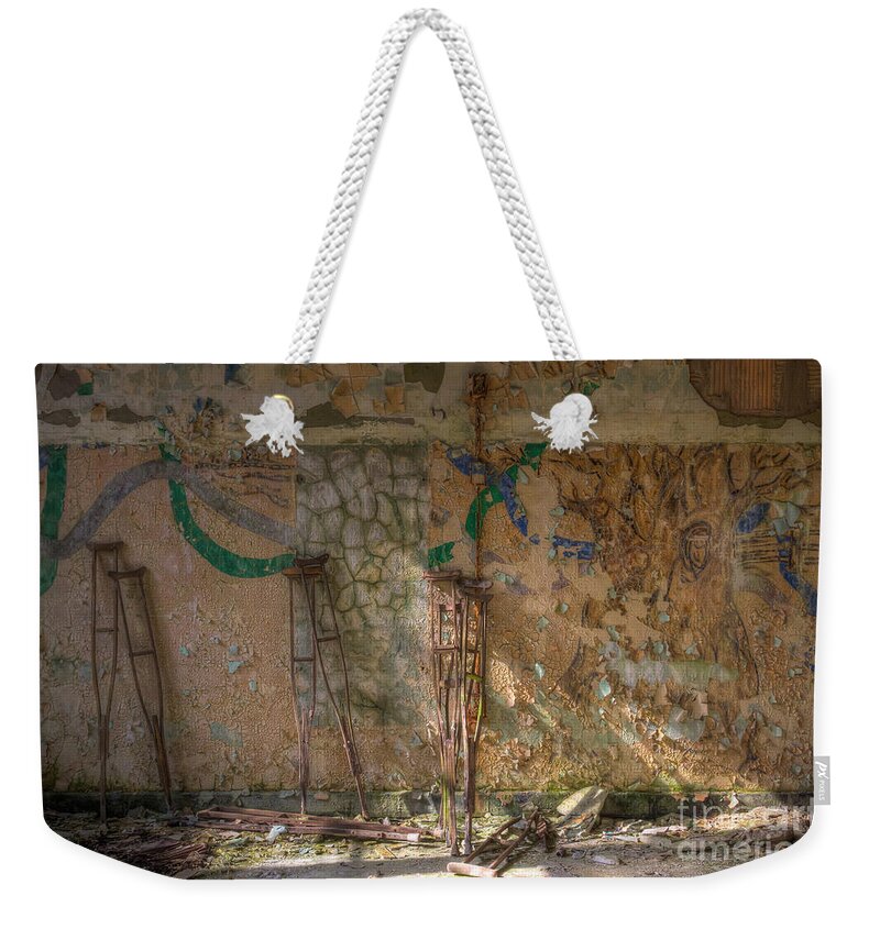 Crutches Weekender Tote Bag featuring the photograph Thousand Foot Krutch by Rick Kuperberg Sr