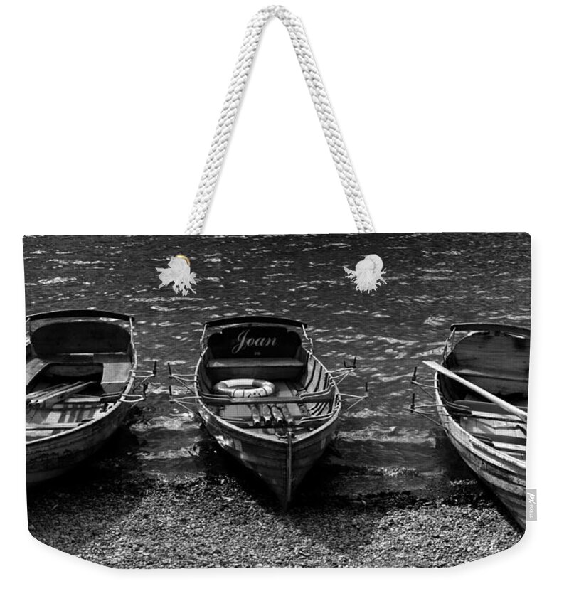 Three Of A Kind Weekender Tote Bag featuring the photograph Three Of A Kind by Wendy Wilton