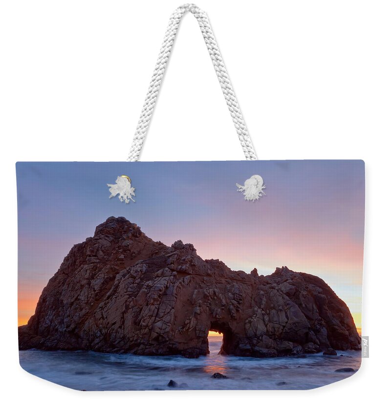 Landscape Weekender Tote Bag featuring the photograph Thru The Gate by Jonathan Nguyen