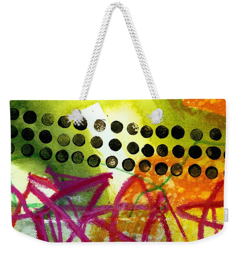 4x4 Weekender Tote Bag featuring the painting Tidal 15 by Jane Davies