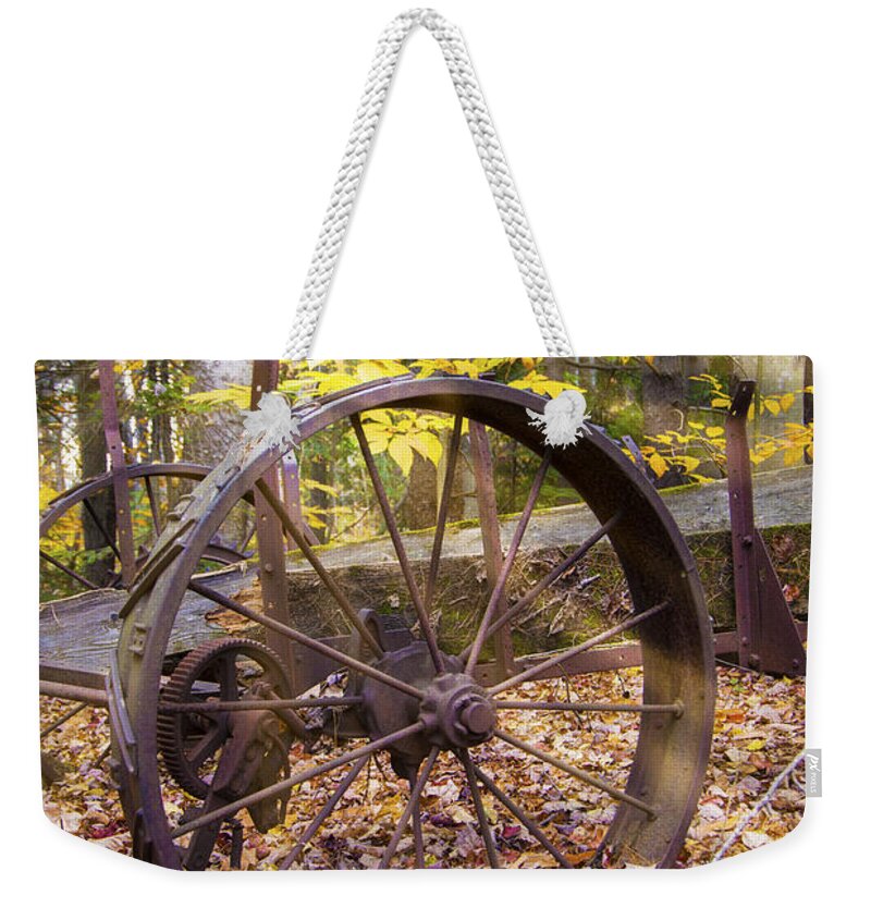 Old Weekender Tote Bag featuring the photograph Time Gone By by Alana Ranney