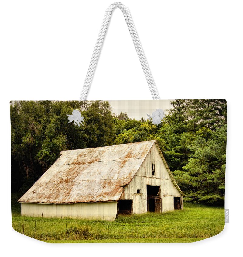 Barn Weekender Tote Bag featuring the photograph Time Stands Still by Cricket Hackmann