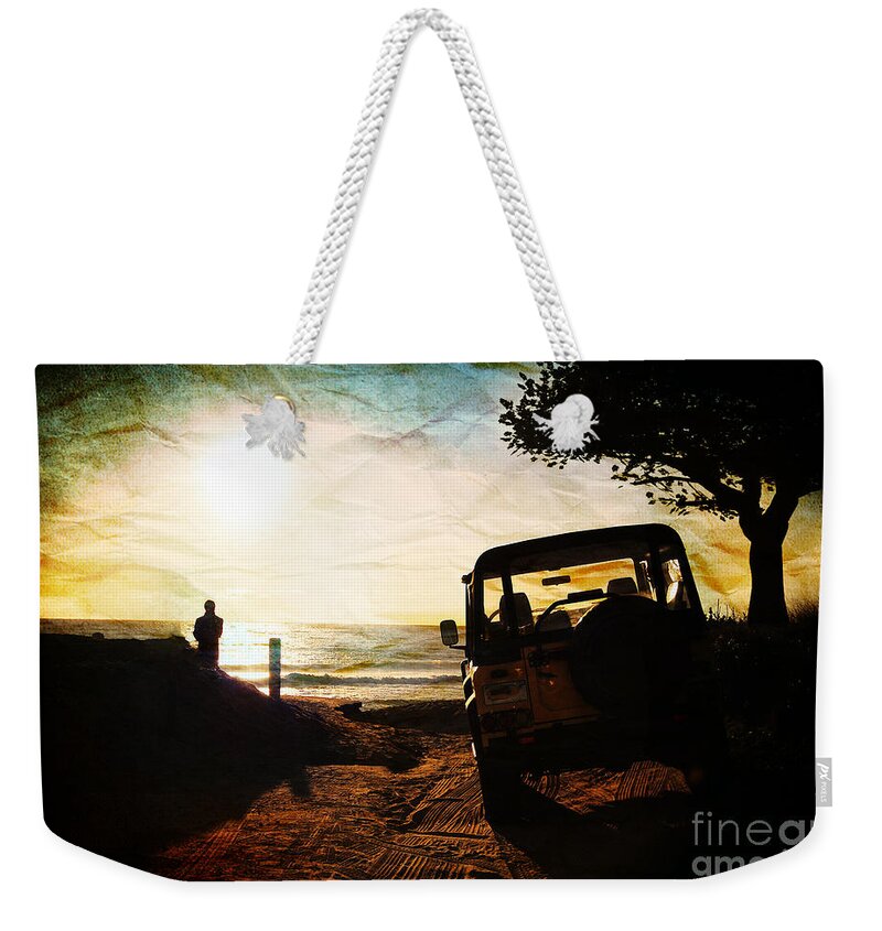 Beach Weekender Tote Bag featuring the photograph Time to Think by Sabine Jacobs