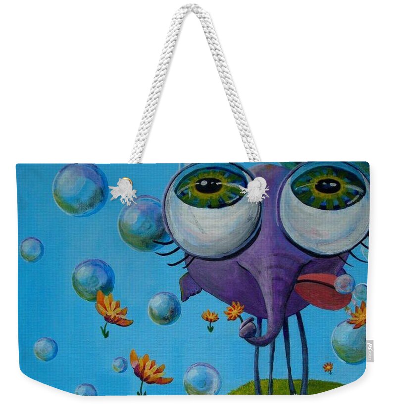 To Dream Weekender Tote Bag featuring the painting To Dream by Mindy Huntress