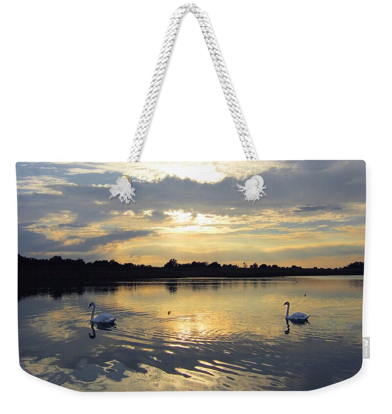Animal Themes Weekender Tote Bag featuring the photograph Together Forever by Christopher A. Strickland