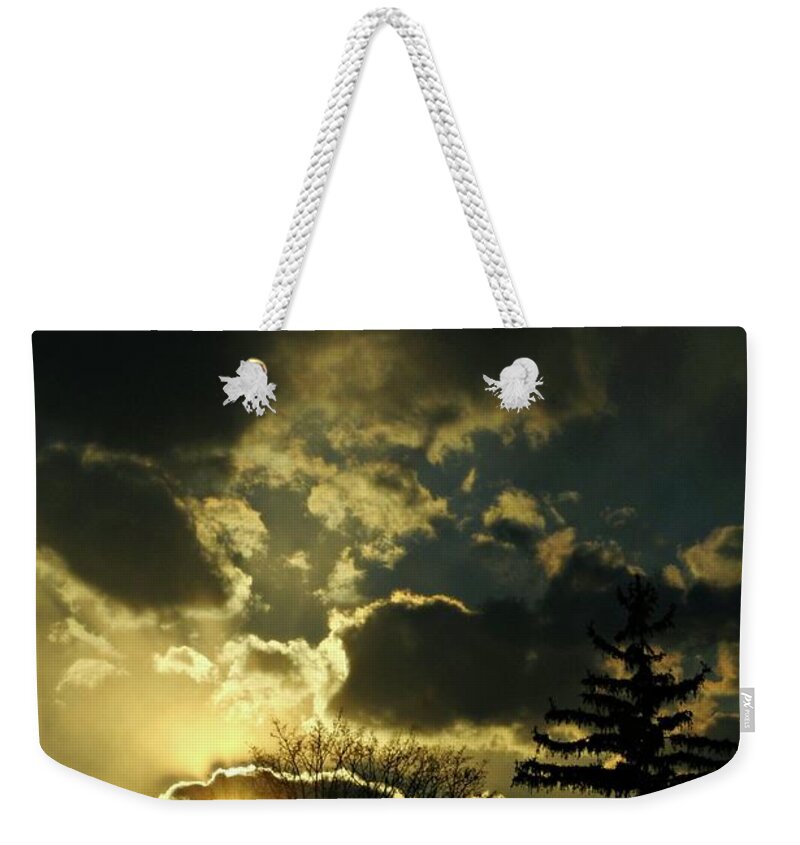 Miscellaneous Weekender Tote Bag featuring the photograph Tonight I Celebrate by Diana Angstadt