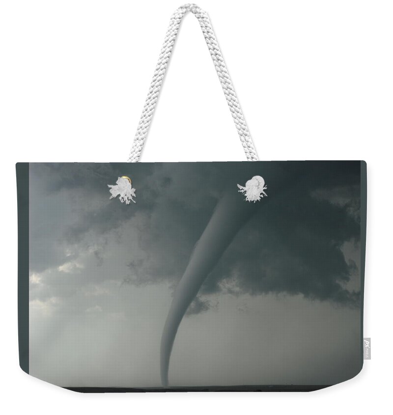 Tornado Weekender Tote Bag featuring the photograph Tornado Country by Ed Sweeney