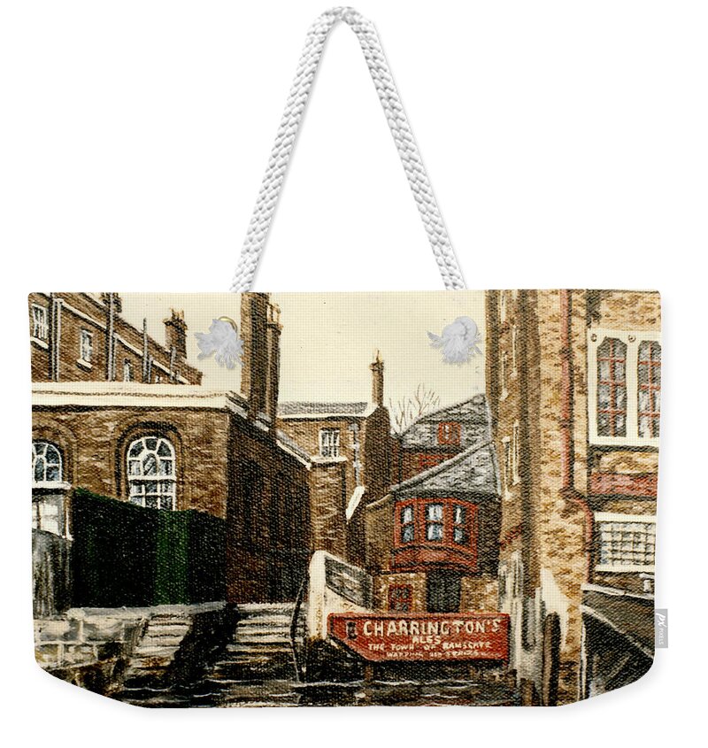 Wapping Weekender Tote Bag featuring the painting Town of Ramsgate Wapping by Mackenzie Moulton