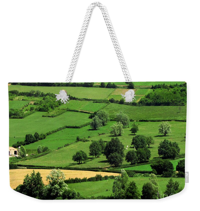 Tuscany Weekender Tote Bag featuring the photograph Train to Paris by Jennie Breeze