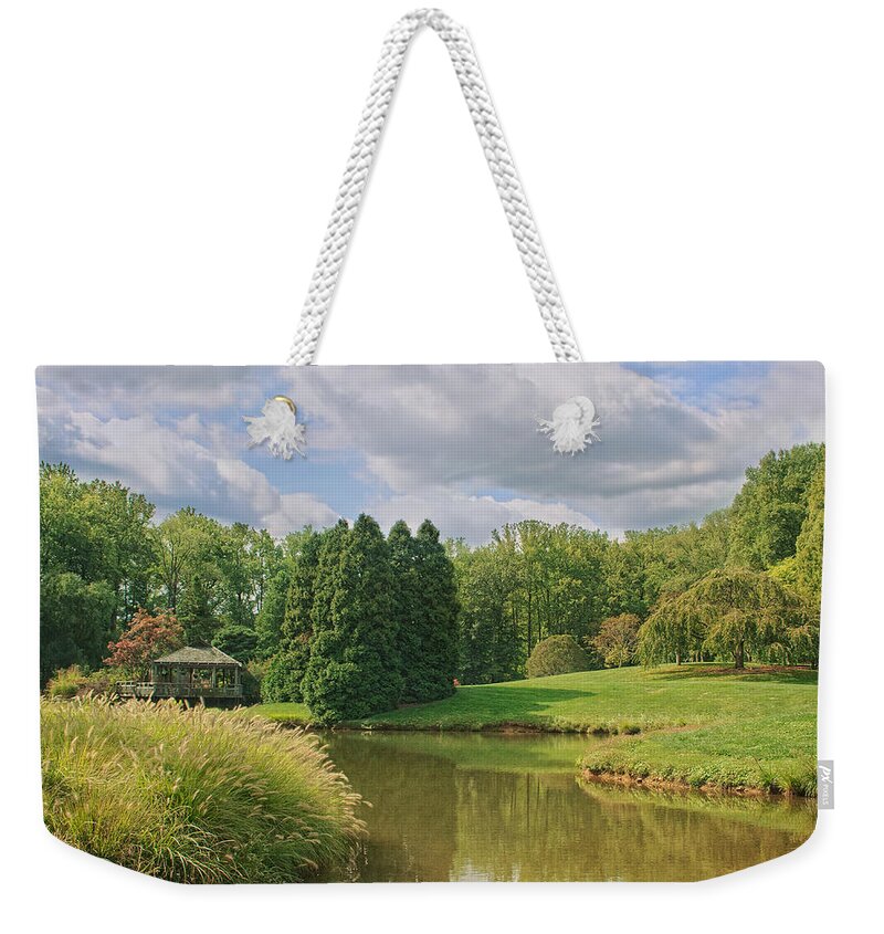 Tranquil Weekender Tote Bag featuring the photograph Tranquility by Kim Hojnacki
