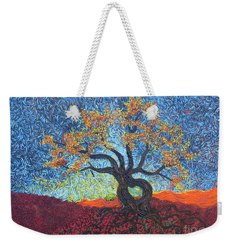 Impressionism Weekender Tote Bag featuring the painting Tree Of Heart by Stefan Duncan
