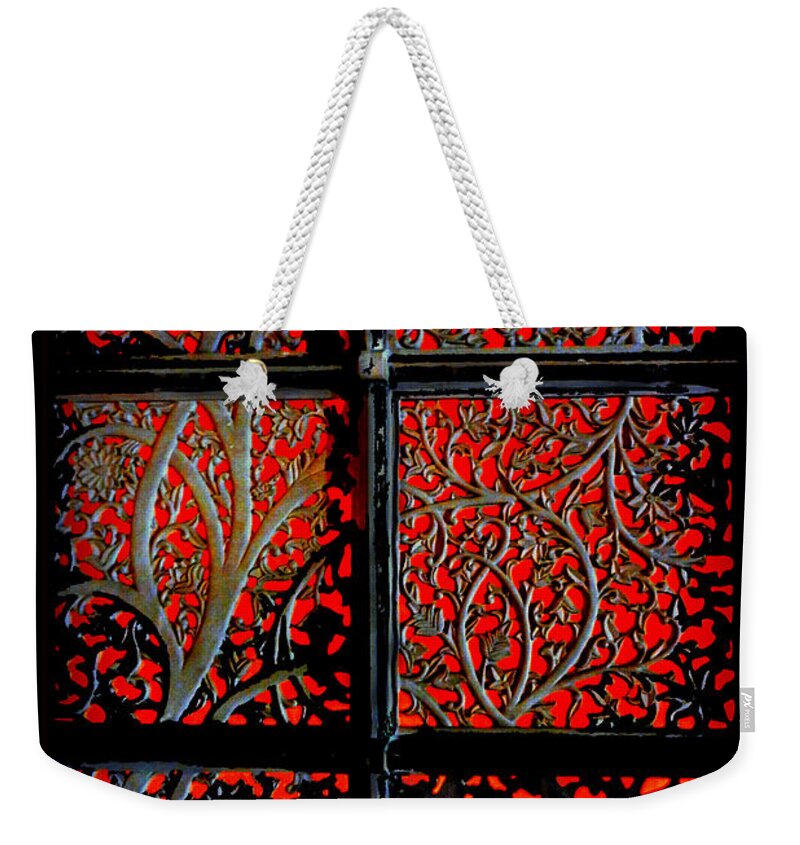  Weekender Tote Bag featuring the drawing Tree Of Life by James Lanigan Thompson MFA