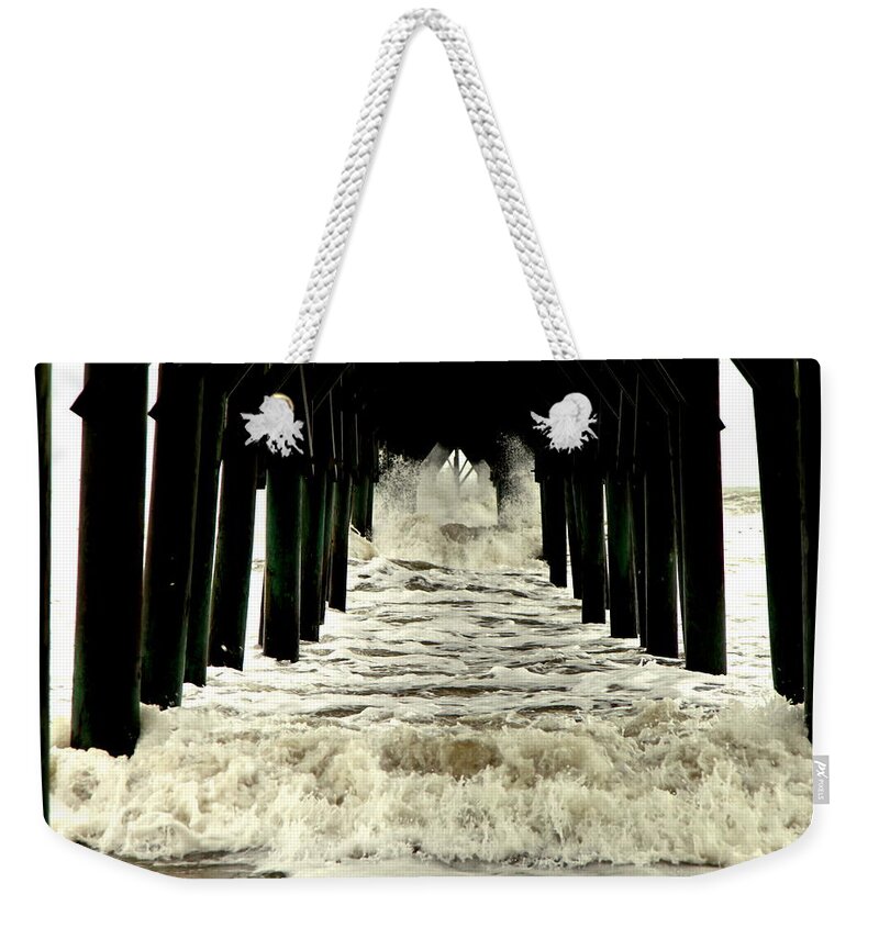 Seascapes Weekender Tote Bag featuring the photograph Tunnel Vision by Karen Wiles