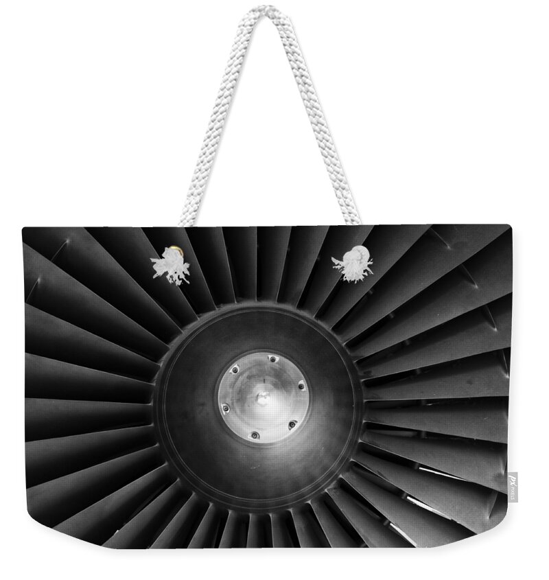Aeronautics Weekender Tote Bag featuring the photograph Turbo by Christi Kraft