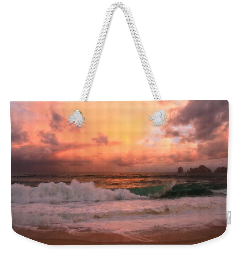 Surf Weekender Tote Bag featuring the photograph Turbulence by Eti Reid
