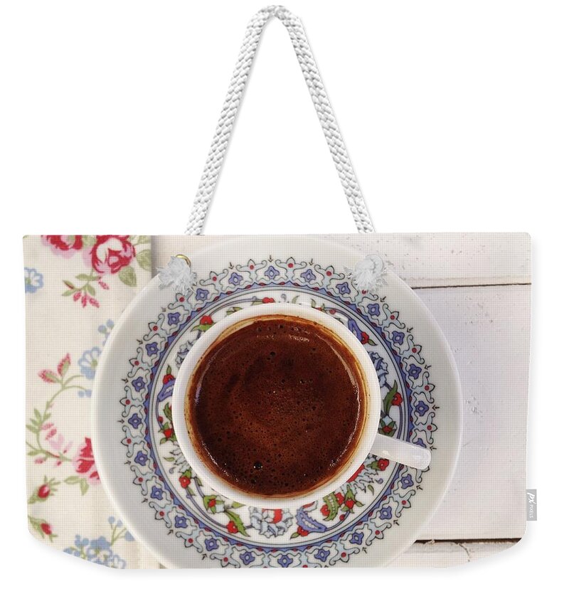 Istanbul Weekender Tote Bag featuring the photograph Turkish Coffee by Istanbulimage