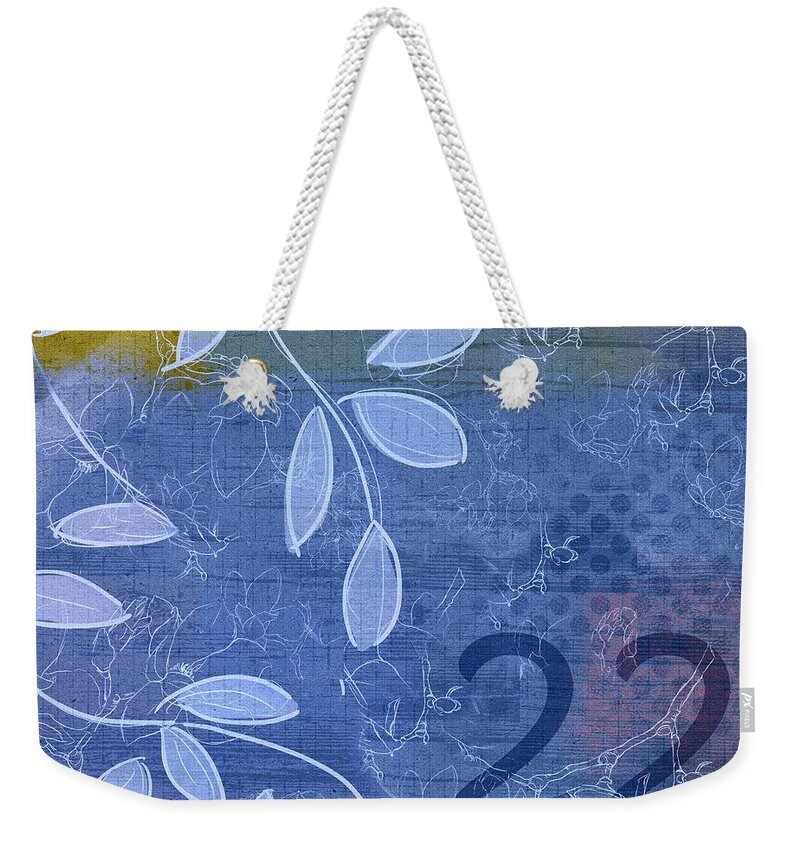 22 Weekender Tote Bag featuring the digital art Twenty-Two - j01c2215 by Variance Collections