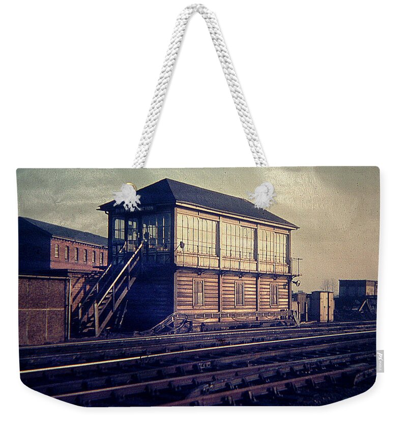 Railways Weekender Tote Bag featuring the photograph Twilight Years by Richard Denyer