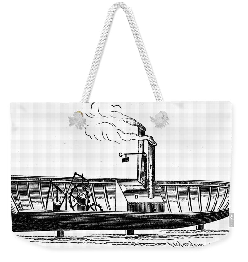 Twin-screw Steamer, 1878 Weekender Tote Bag by Granger - Fine Art America