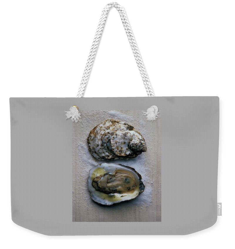Two Oysters Weekender Tote Bag