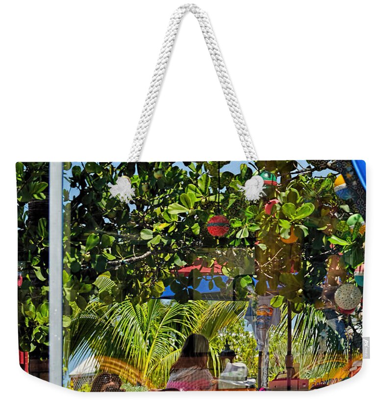 Street Photography Weekender Tote Bag featuring the photograph Two Pina Coladas by Olga Hamilton