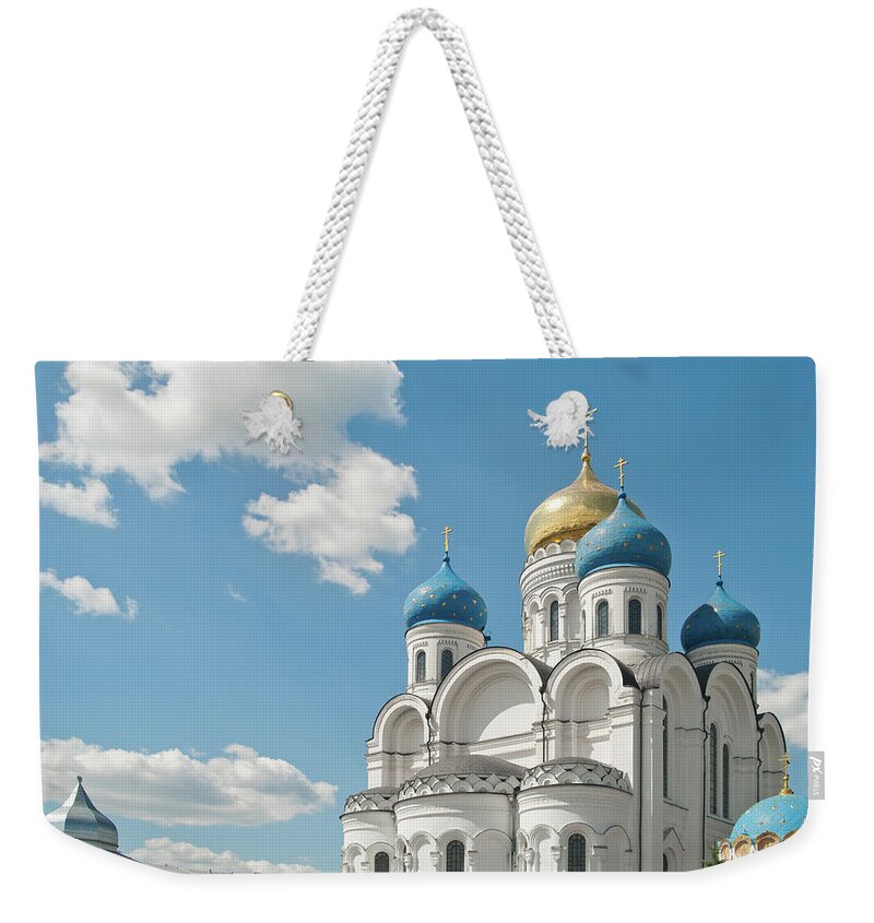 Arch Weekender Tote Bag featuring the photograph Ugresha Monastery by Boris Sv