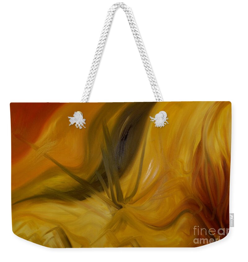 Undergrowth Weekender Tote Bag featuring the painting Undergrowth I by James Lavott
