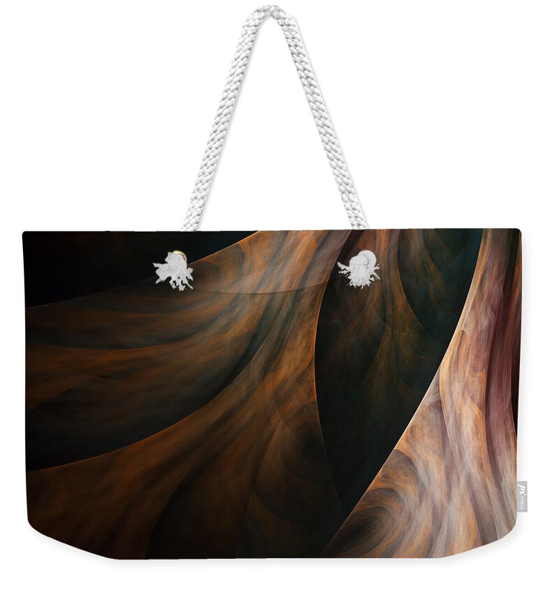 Marsala Weekender Tote Bag featuring the digital art Union by Lourry Legarde