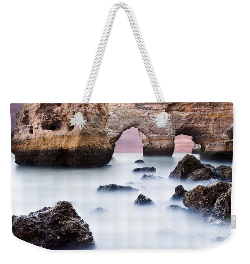 Beach Weekender Tote Bag featuring the photograph Unreal beauty by Jorge Maia
