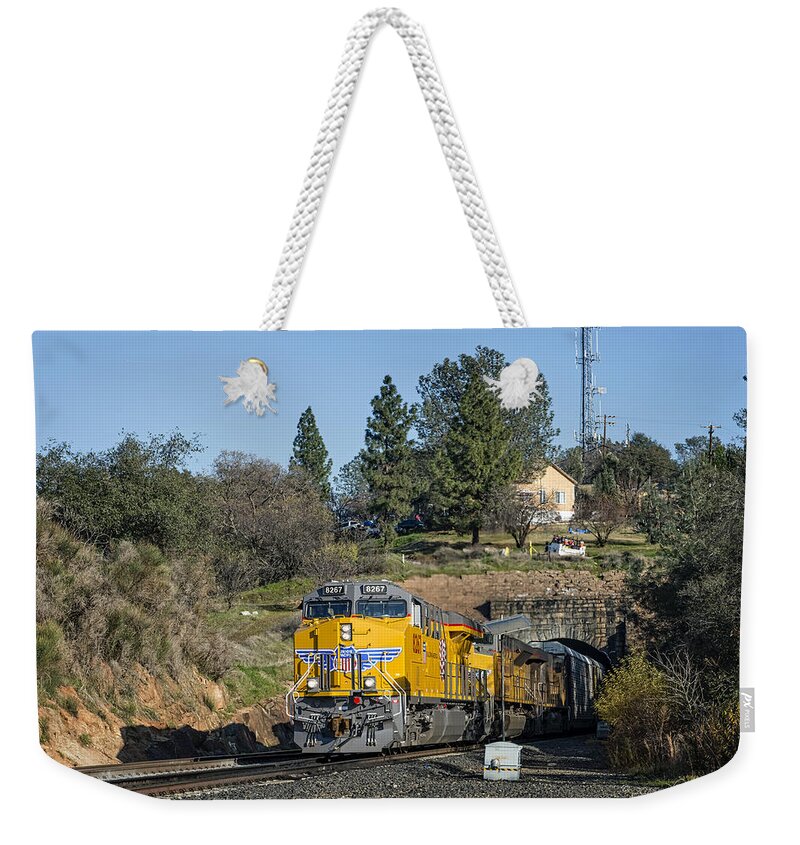 California Weekender Tote Bag featuring the photograph Up 8267 by Jim Thompson