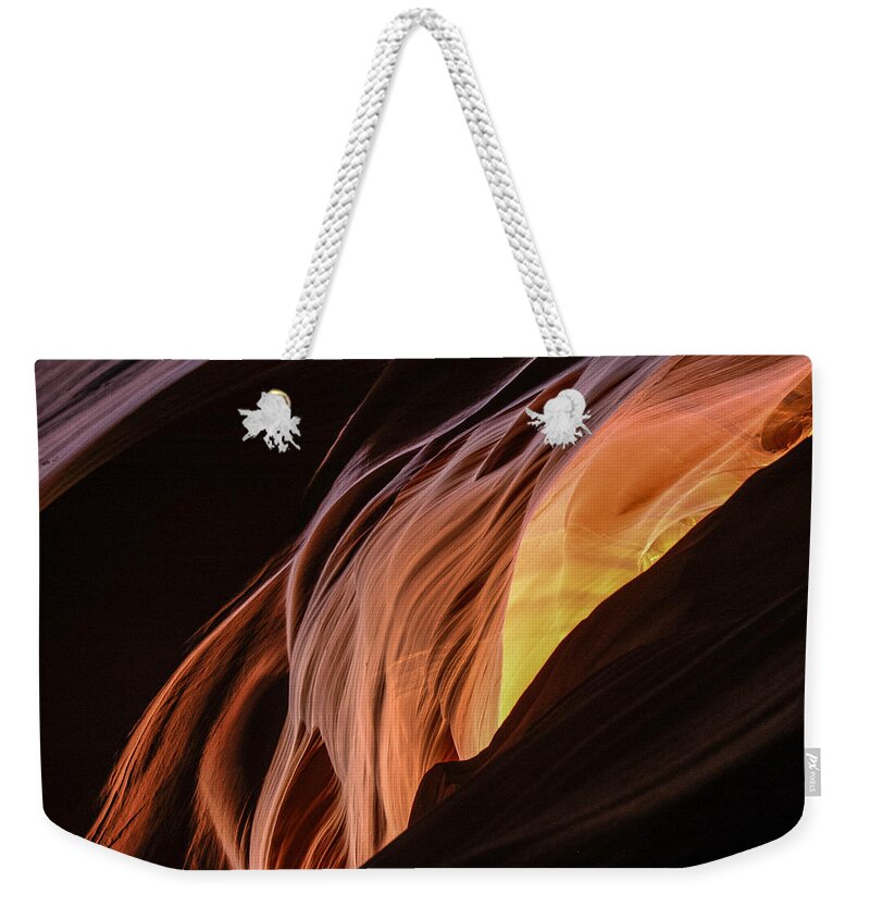 Antelope Canyon Weekender Tote Bag featuring the photograph Upper Antelope Canyon by George Buxbaum