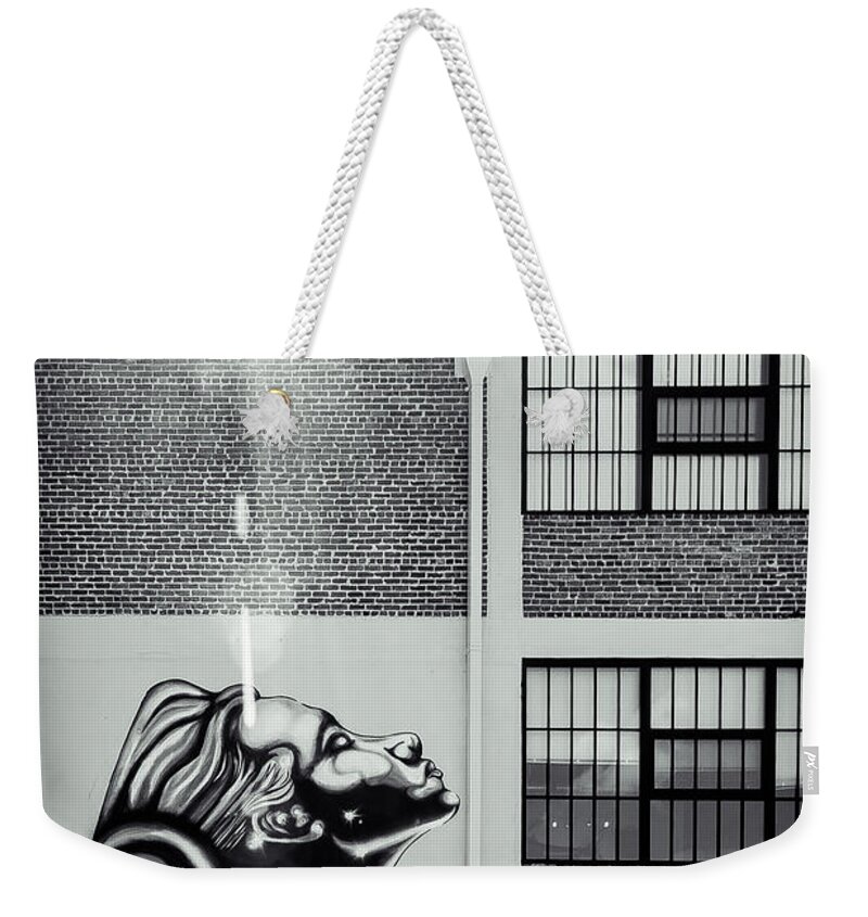 Mural Weekender Tote Bag featuring the photograph Urban Mural by Stacy Abbott