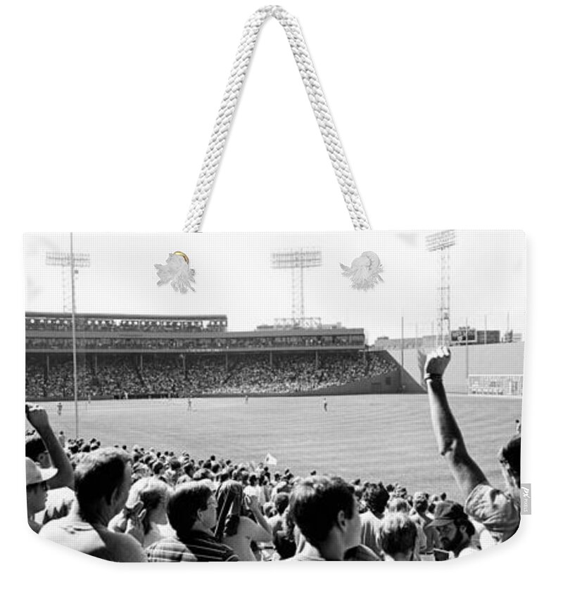 Photography Weekender Tote Bag featuring the photograph Usa, Massachusetts, Boston, Fenway Park by Panoramic Images