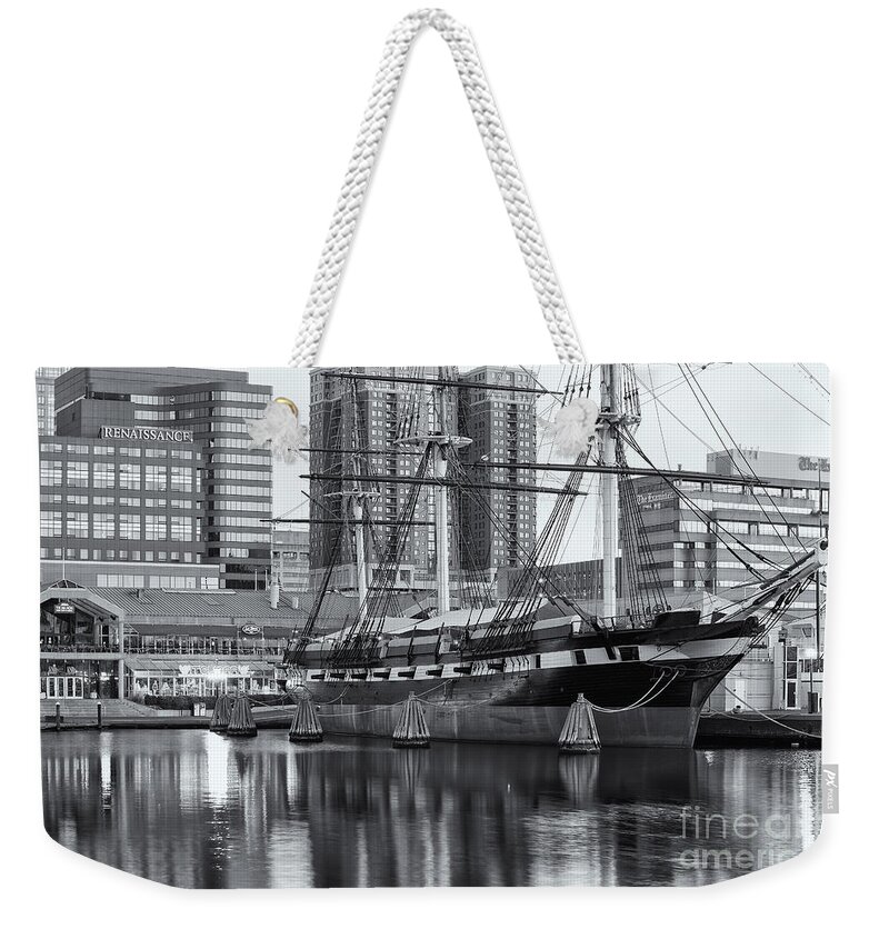 Clarence Holmes Weekender Tote Bag featuring the photograph USS Constellation II by Clarence Holmes