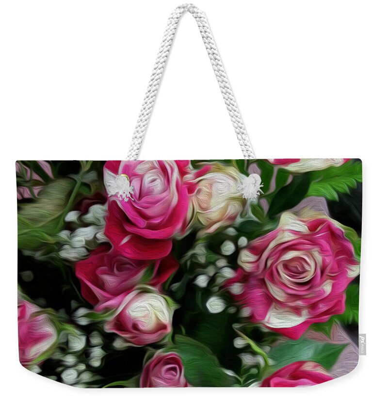Greeting Cards Weekender Tote Bag featuring the digital art Valentine's Day Surprise 2 by Vincent Franco