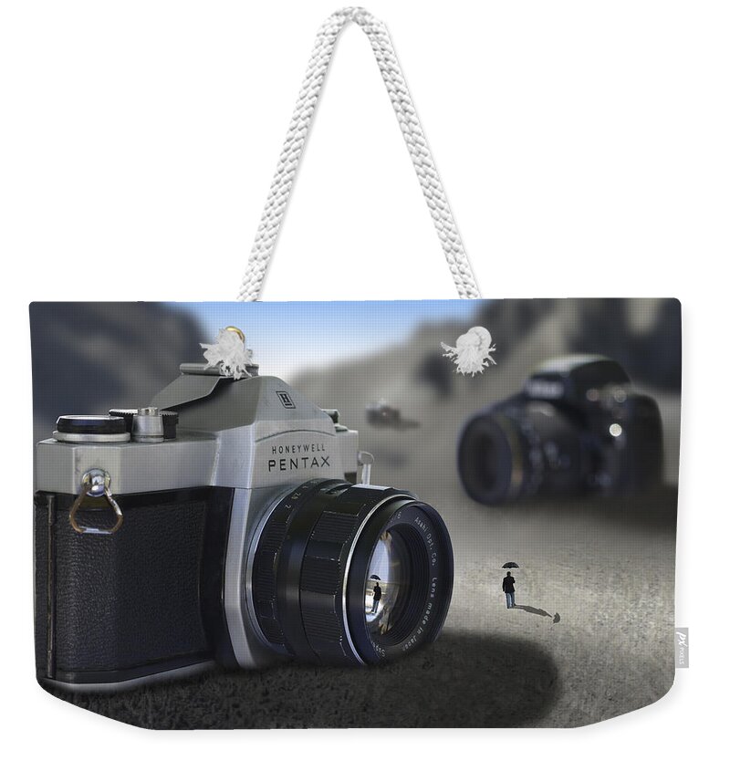 Pop Art Weekender Tote Bag featuring the photograph Valley of the Fallen by Mike McGlothlen