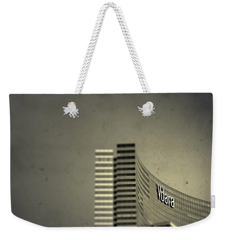 Vdara Weekender Tote Bag featuring the photograph Vdara by Mark Ross