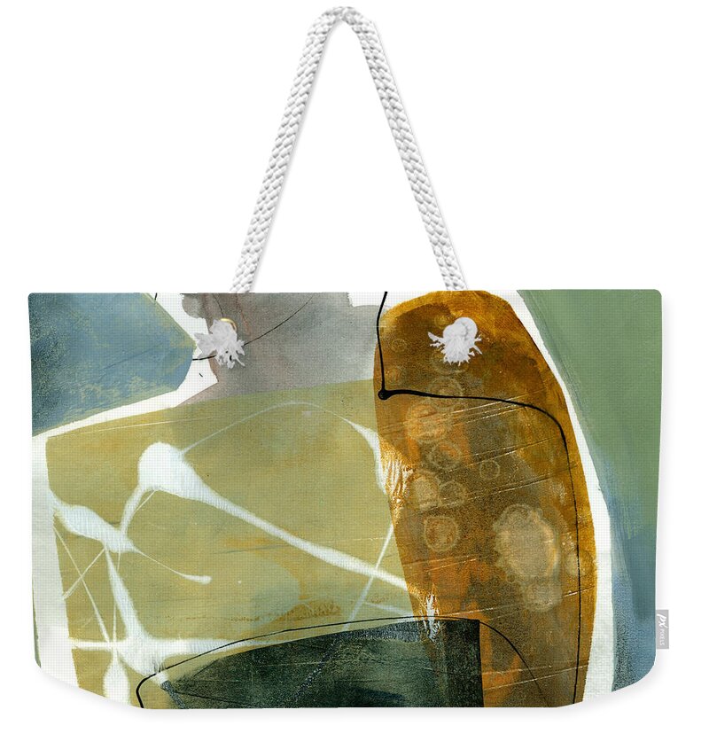 Jane Davies Weekender Tote Bag featuring the painting Vessel 1 by Jane Davies