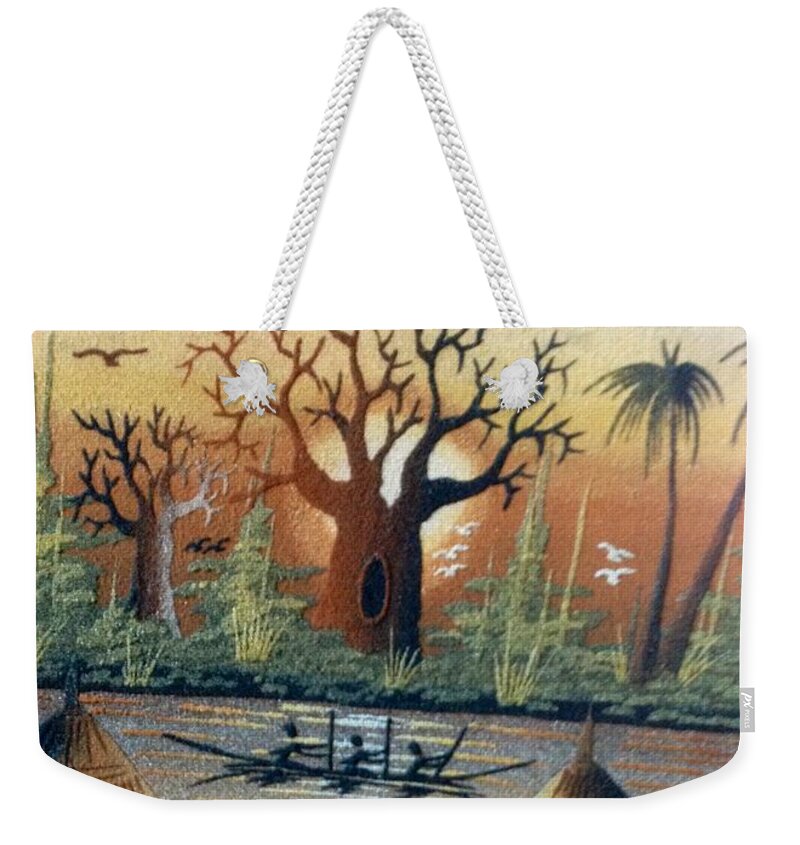 Oasis Gallery Weekender Tote Bag featuring the photograph Village Oasis by Fania Simon